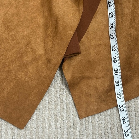 L&B Faux Suede Draped Vest - Picture 13 of 13